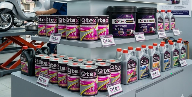 các loại nhớt tổng hợp Qtex